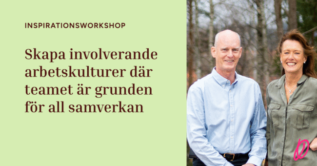Inspirationsworkshop om PFL - Praktisk förändringsledning med Ulf Zwedberg och Kinna Person